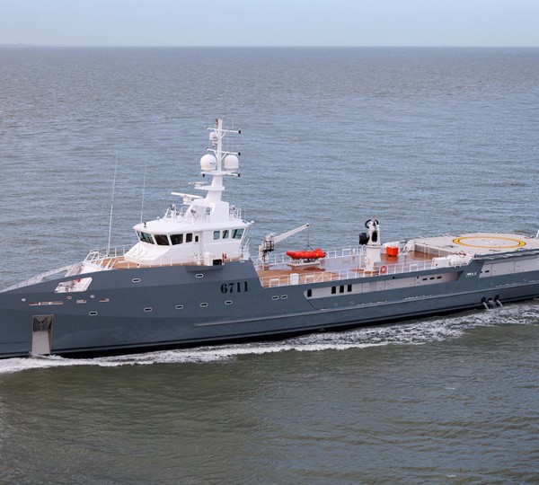 Damen Launch Second Sea Axe Fast Yacht Support Vessel Yacht